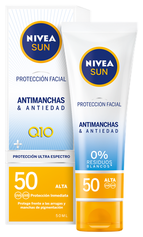 Sun Anti-stain &amp; Anti-aging UV Facial Protection Q10 SPF 50+ 50 ml